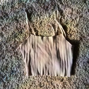 LA Hearts PacSun White Lace Back Tie Up